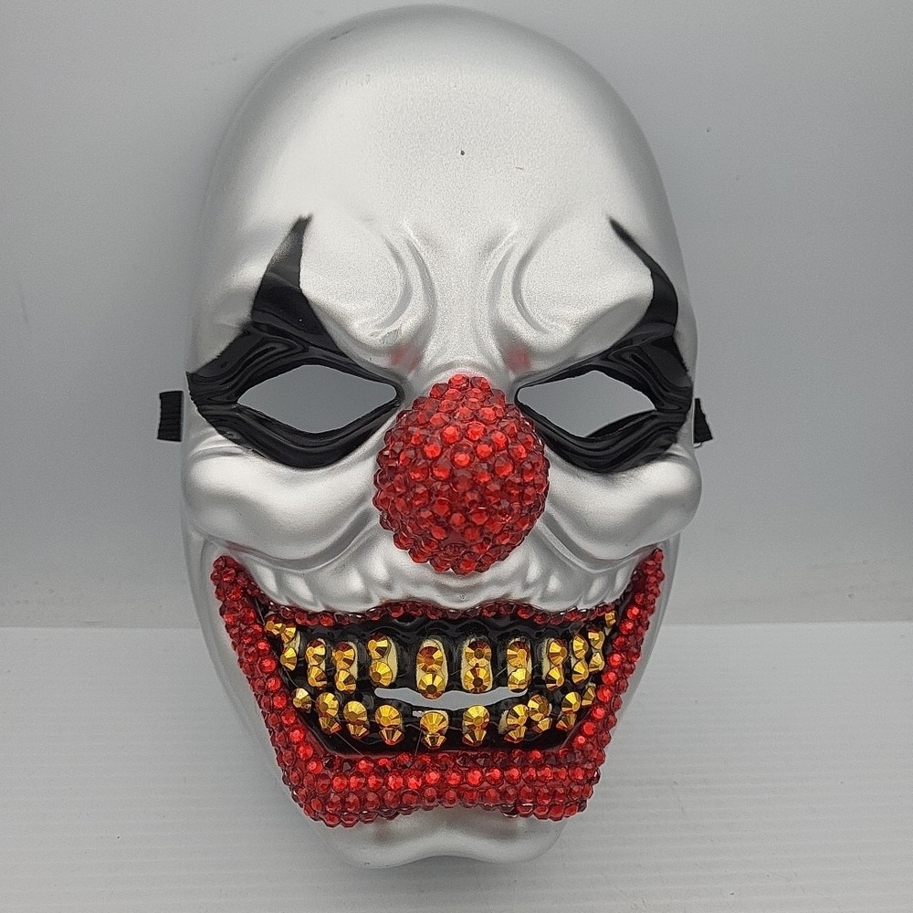 Big Top Bling Clown Adult Costume Mask
